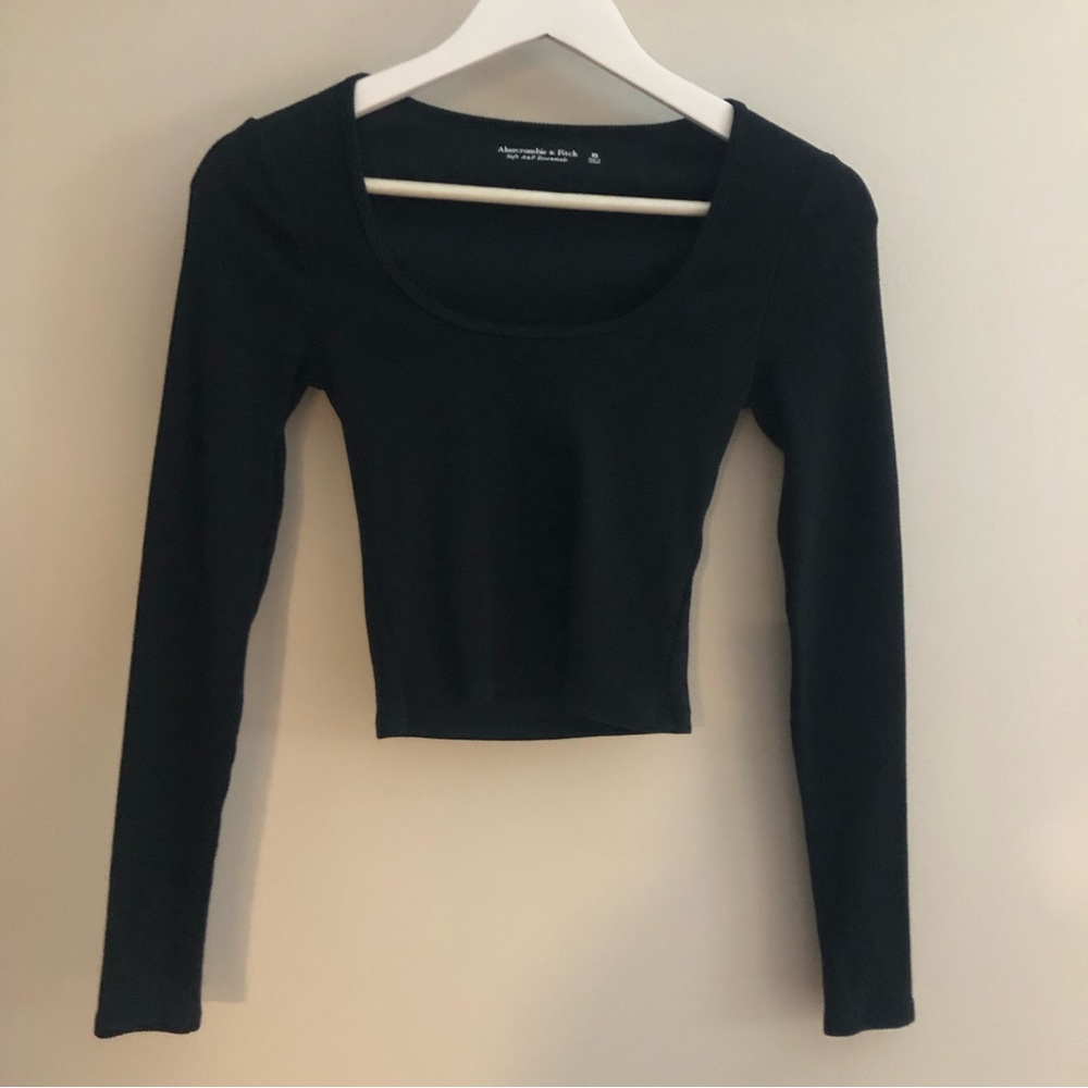 Abercrombie Soft AF Scoopneck Long Sleeve
